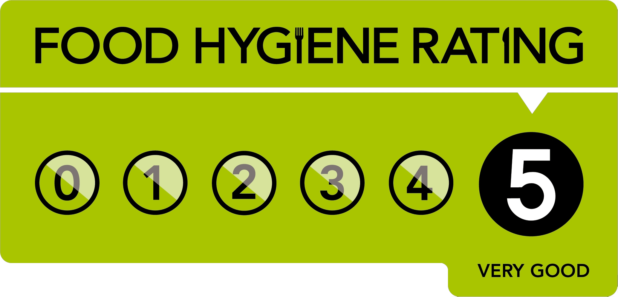 food hygiene rating of 5